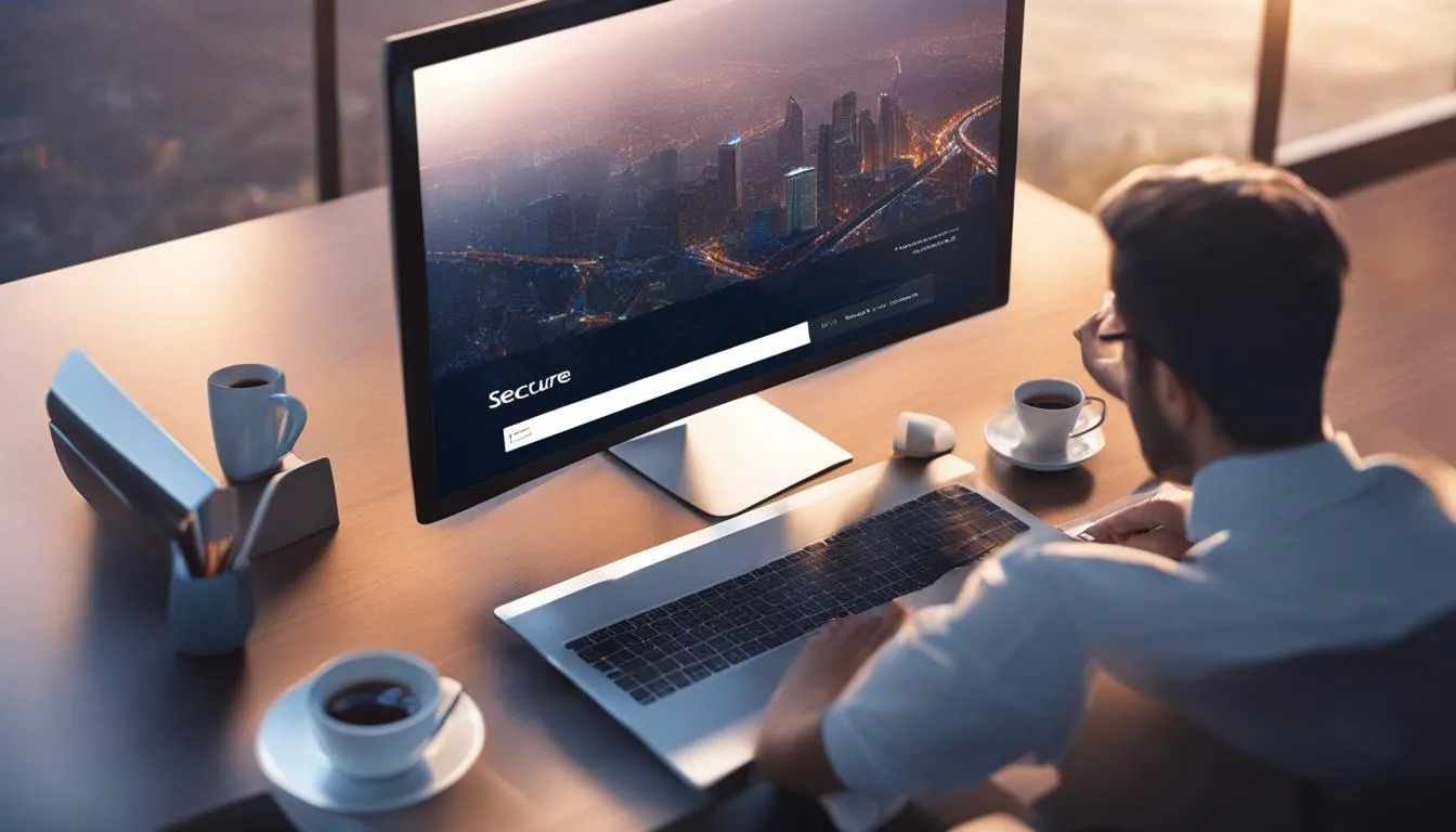 Zaszyfrowane zapytanie DNS przesyłane z laptopa do serwera przez połączenie HTTPS