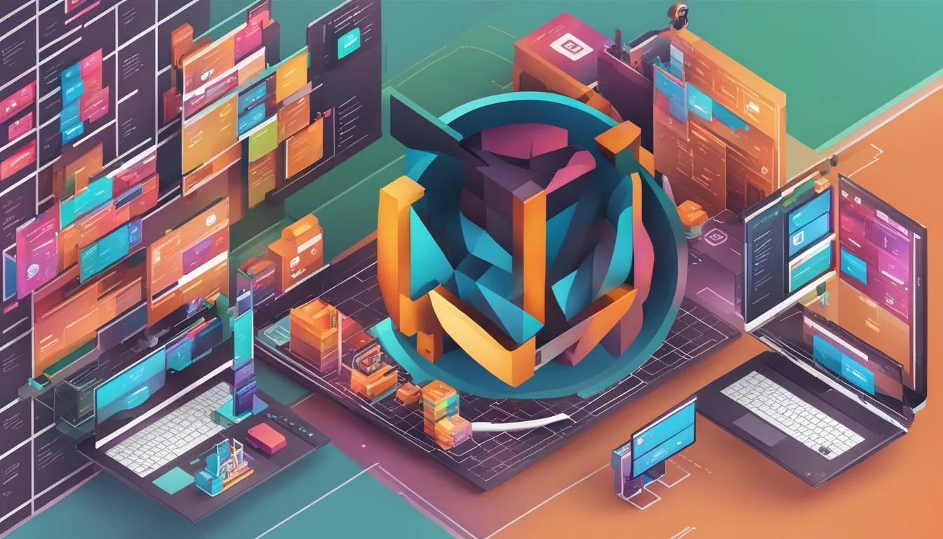 Porównanie dwóch platform do tworzenia stron internetowych na ekranie monitora